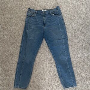 Abercrombie & Fitch High Rise Blue Jeans